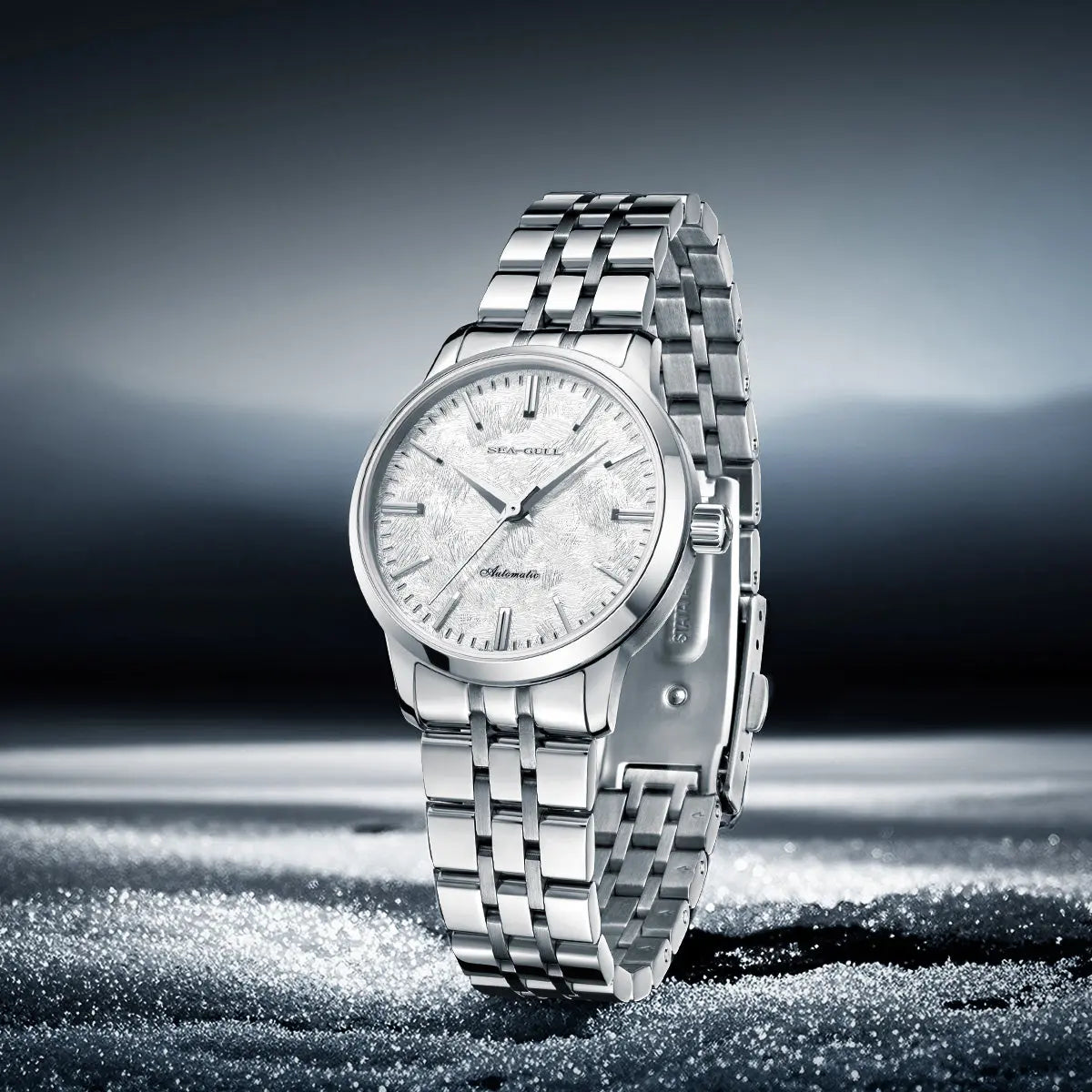 Kannaway トラベルサルヴェ Seagull Cedar Dial Calendar Automatic Mechanical Couple Watch 6182