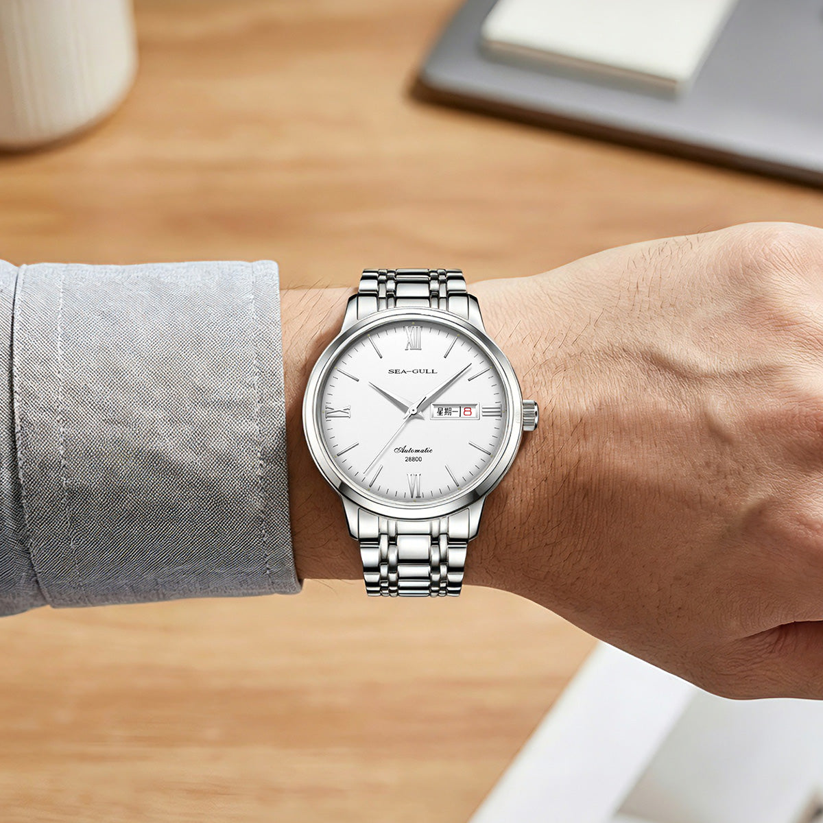 Black Label Series | Bilingual Day-Date | ST2100 | Bonus Bead Bracelet | Gift Box Edition | 40mm