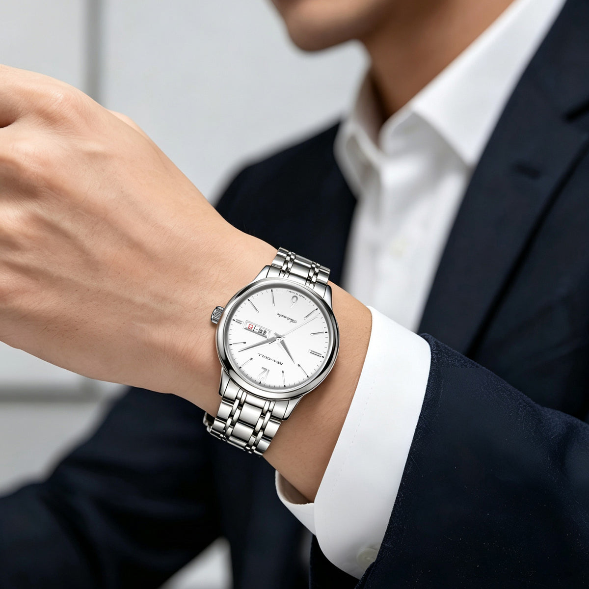Black Label Series | Bilingual Day-Date | ST2100 | Bonus Bead Bracelet | Gift Box Edition | 40mm