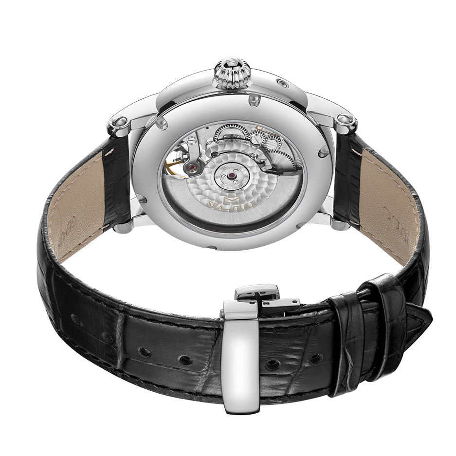 Open-Worked | Dual Time zone | Balance Wheel | 42mm