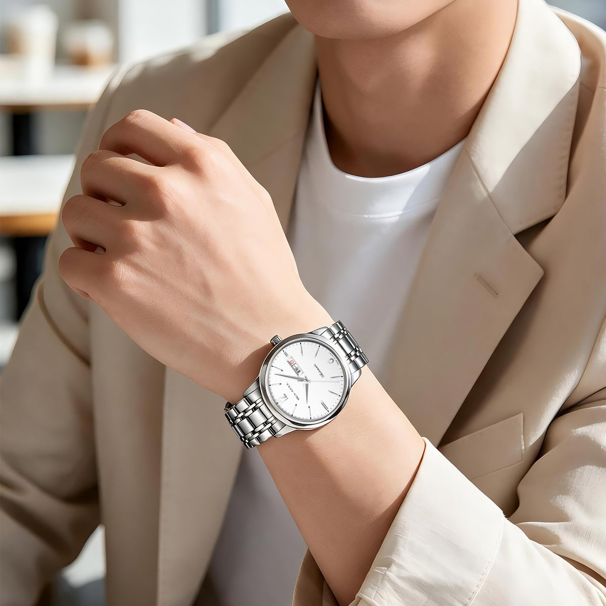 Black Label Series | Bilingual Day-Date | ST2100 | Bonus Bead Bracelet | Gift Box Edition | 40mm