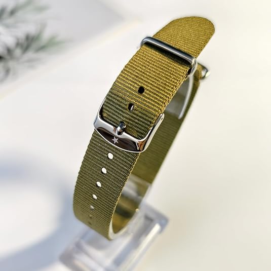 NATO Canvas Quick Release Watch Strap | Pin Buckle | 18mm