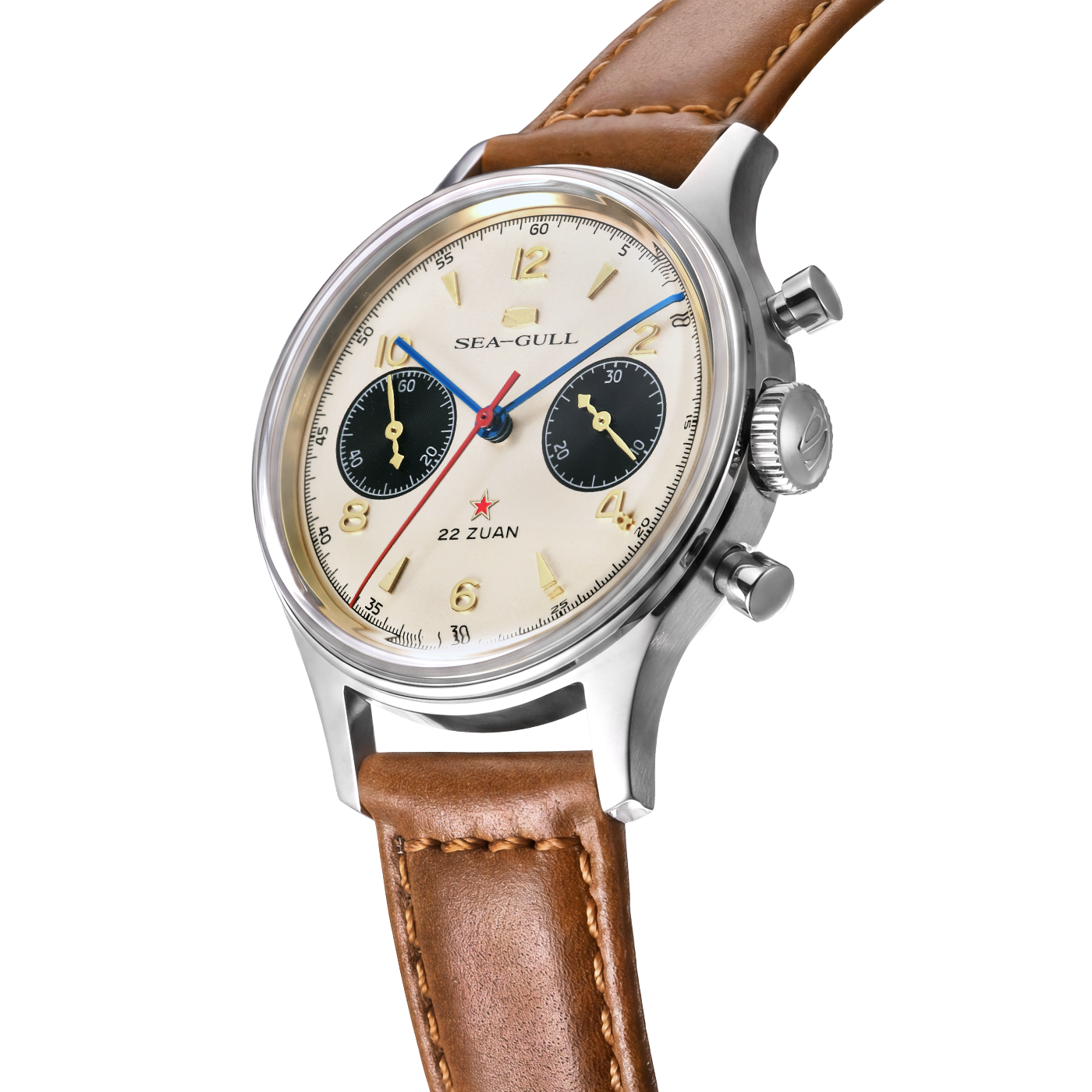 Seagull 1963 Series | Premium Edition | Panda Eye | Vintage Chronograph | 37.3mm