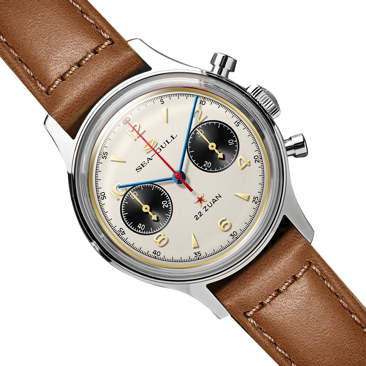Seagull 1963 Series | Premium Edition | Panda Eye | Vintage Chronograph | 37.3mm