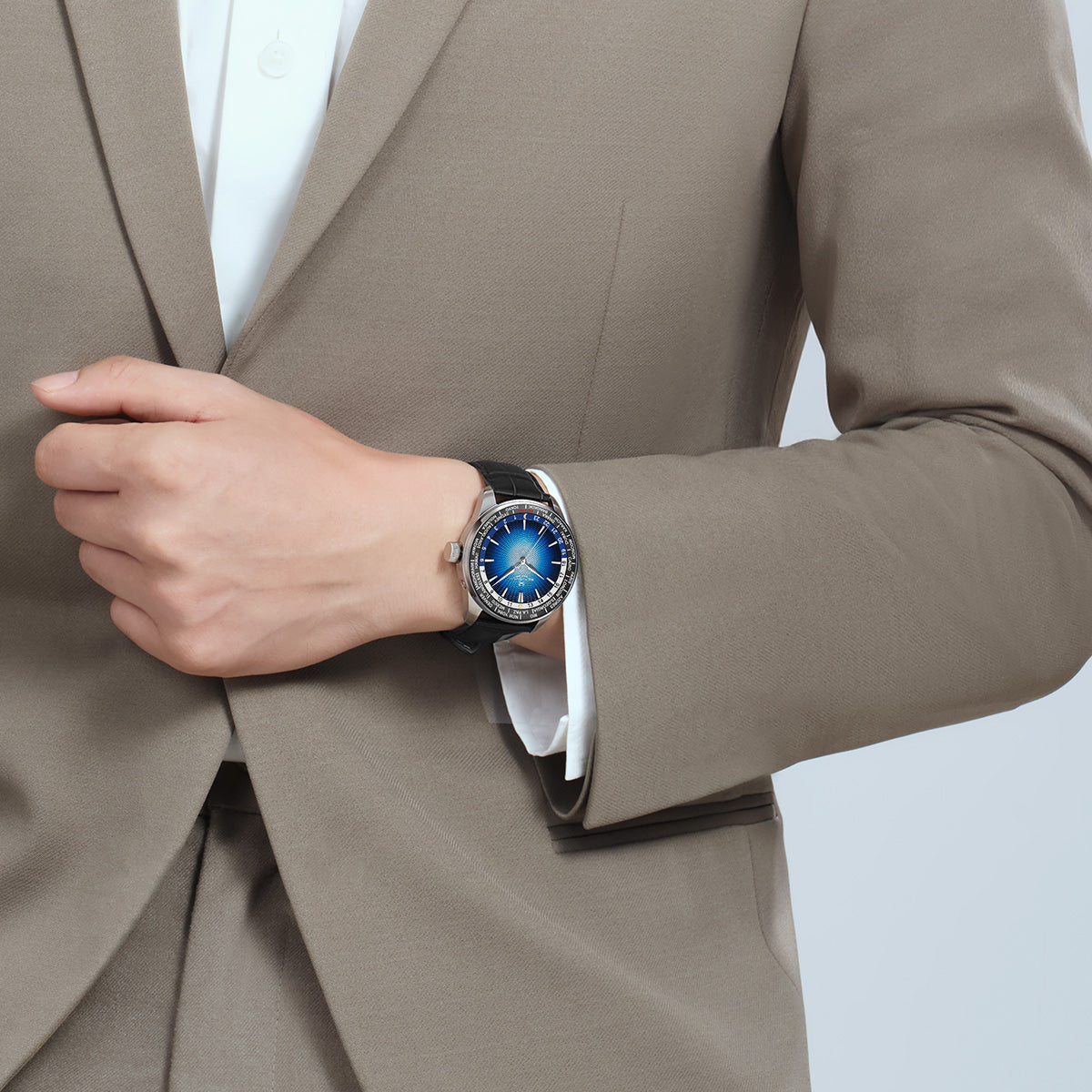 GMT Watch | World Time | Sub Second Dial | 41mm