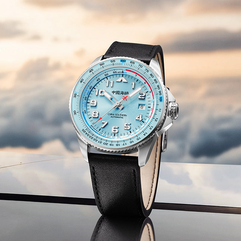 Csair Collaboration | Sky Series | Tachymeter | Luminous | Pilot | 42mm