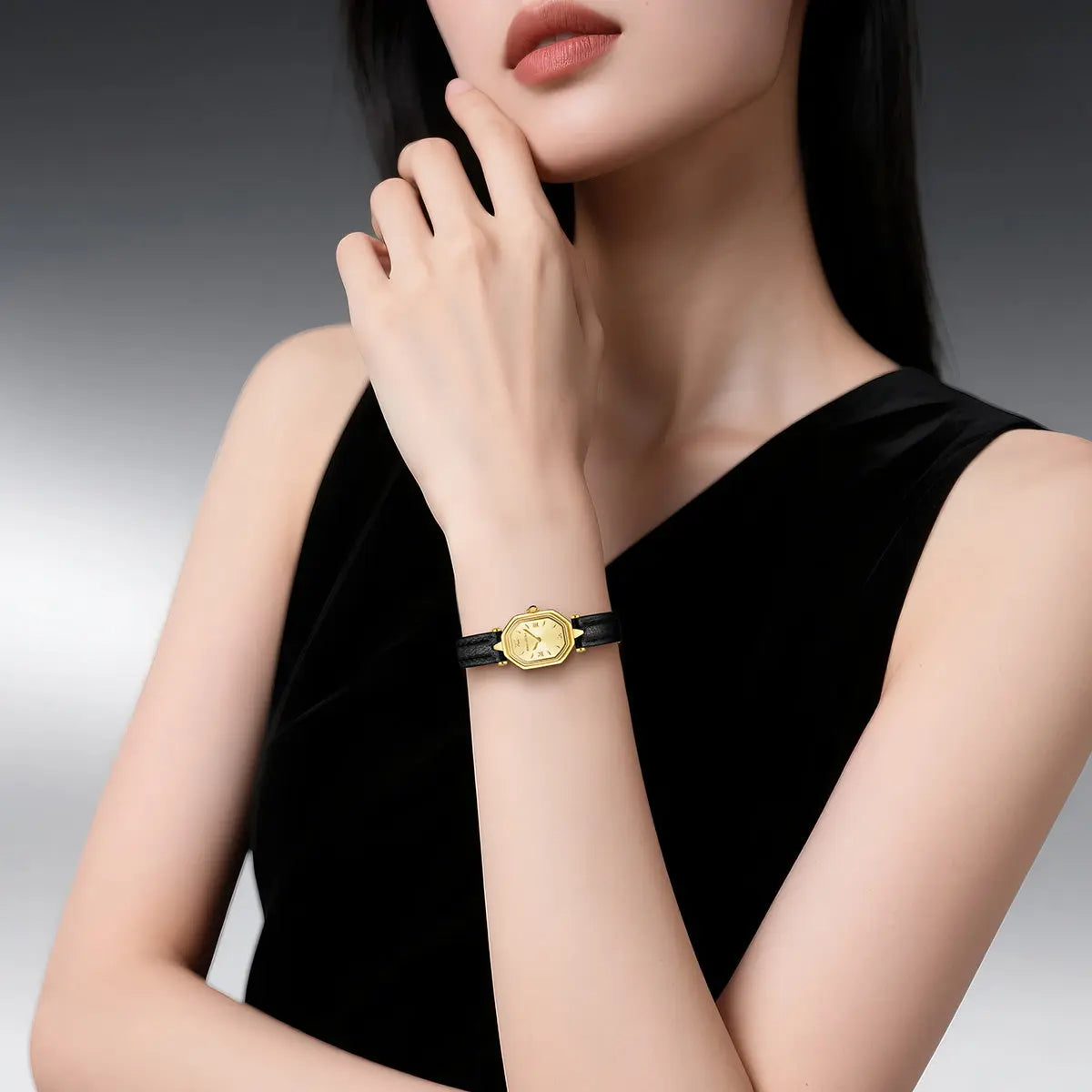 Octagonal | Slim | Quartz Movement | Mother-of-pearl dial | 24mm Sea-Gull