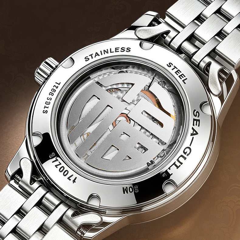 Black Label Series | Luminous | Auspicious Ram Dial | Bonus Bracelet | 40mm