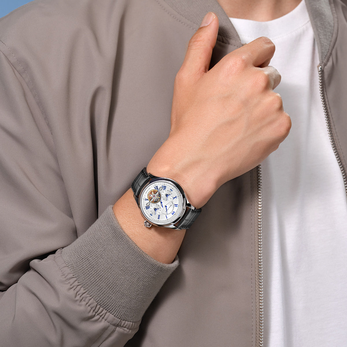 Open-Worked | Dual Time zone | Balance Wheel | 42mm