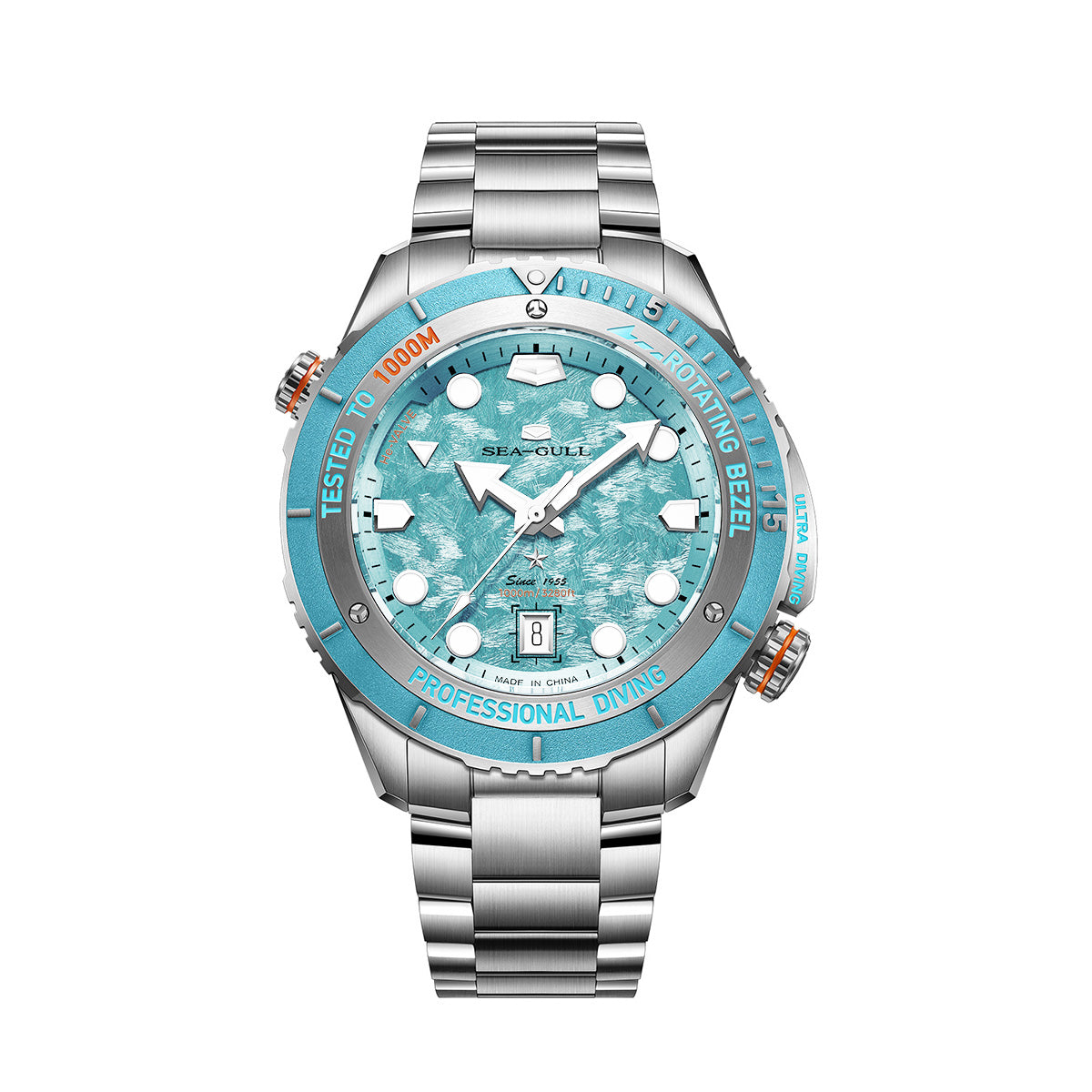 New | Deep Ocean｜Ultra Diving Series | Titanium 1000M Diver | Helium Valve | Bonus Strap | 45mm