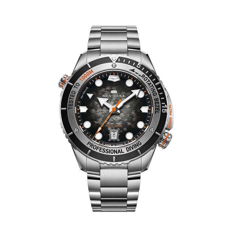 New | Deep Ocean｜Ultra Diving Series | Titanium 1000M Diver | Helium Valve | Bonus Strap | 45mm