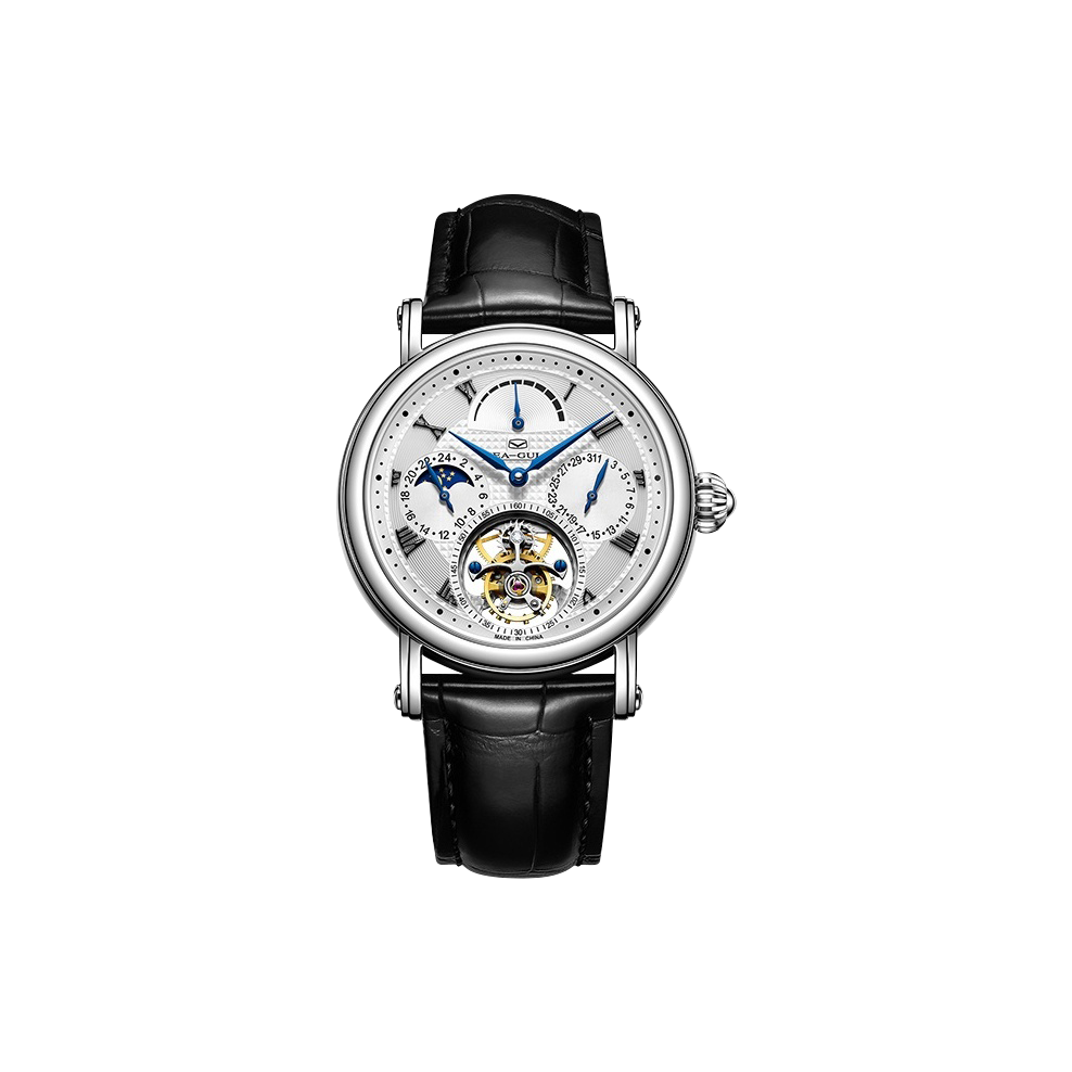 Eccentric Tourbillon | Moon Phase | Calendar | Energy Indicator | 40mm