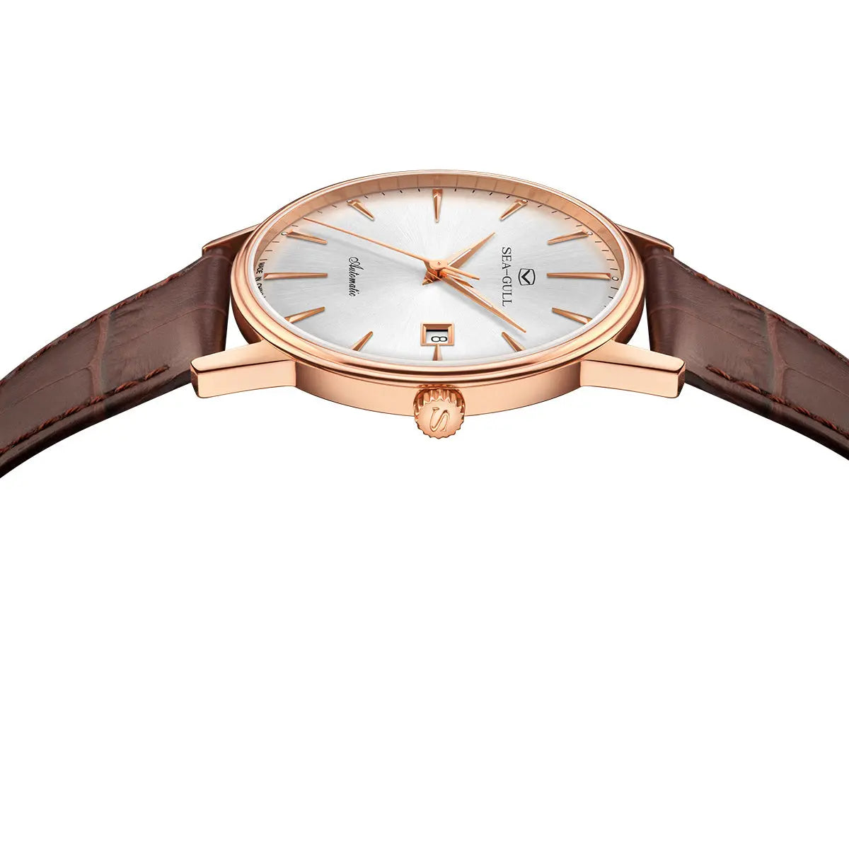 Couple Watch | 18K Gold-plated |  Business | Calendar | 38mm/31mm Sea-Gull Watch Official Store