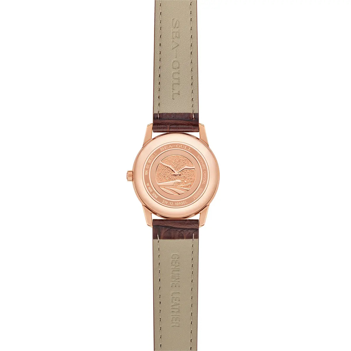 Couple Watch | 18K Gold-plated |  Business | Calendar | 38mm/31mm Sea-Gull Watch Official Store