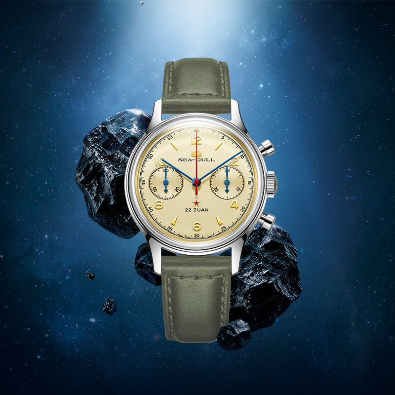 Seagull Serie 1963 | Edizione Polar Night | Cronografo | Fondello a vista | 37.3mm