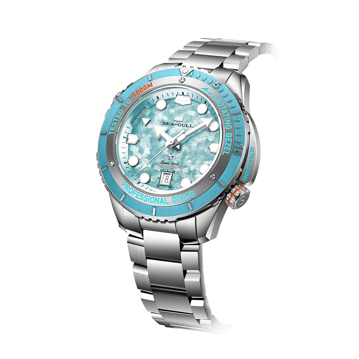 New | Deep Ocean｜Ultra Diving Series | Titanium 1000M Diver | Helium Valve | Bonus Strap | 45mm