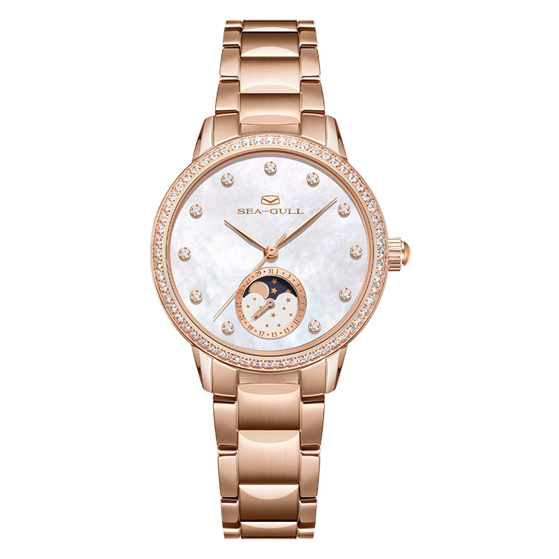 Moon Phase | Luxury | Retro | Mother-of-Pearl Dial | 34mm