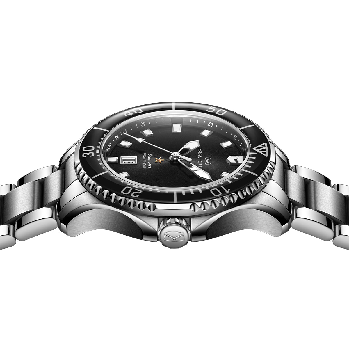 Sumérgete | Serie Oceánica | 300M Impermeable | Luminiscente | Calendario | 44mm