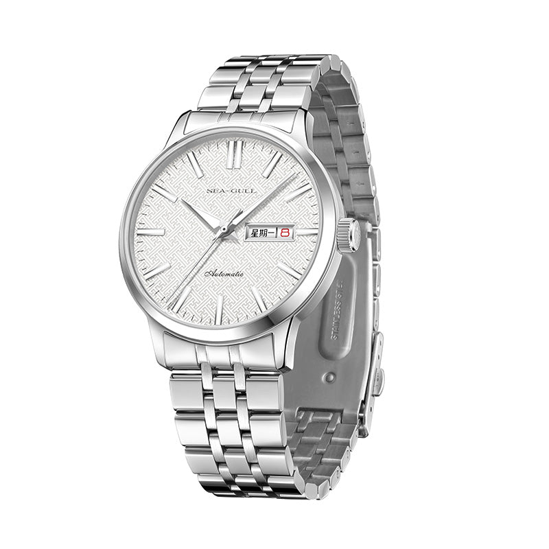Black Label Series | Luminous | Textured Dial | Bonus Bead Bracelet | 40mm