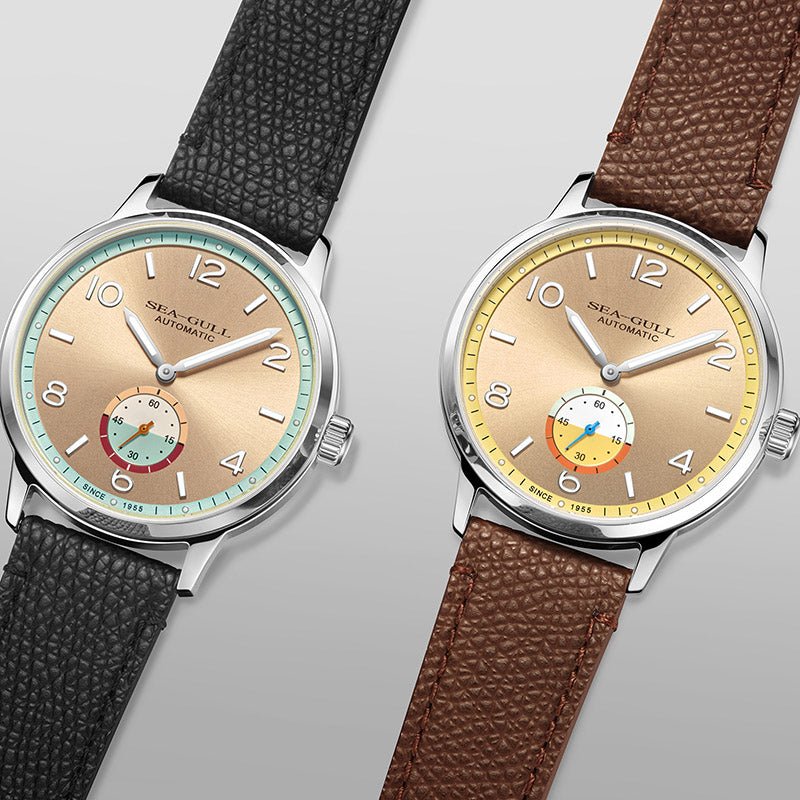 Bauhaus | Small Second | Horizon Sunburst | 40mm - Sea-Gull Watch Official Store