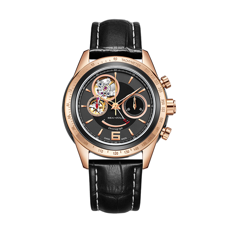 Racing | Chronograph | Three-eyed |Skeleton Balance | 42mm