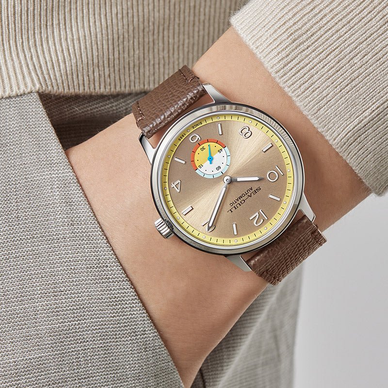 Bauhaus | Small Second | Horizon Sunburst | 40mm - Sea-Gull Watch Official Store