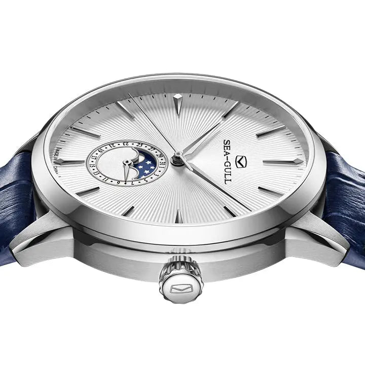 Moon Phase | Sub-dial | Sunray Pattern | Business | 39.5mm