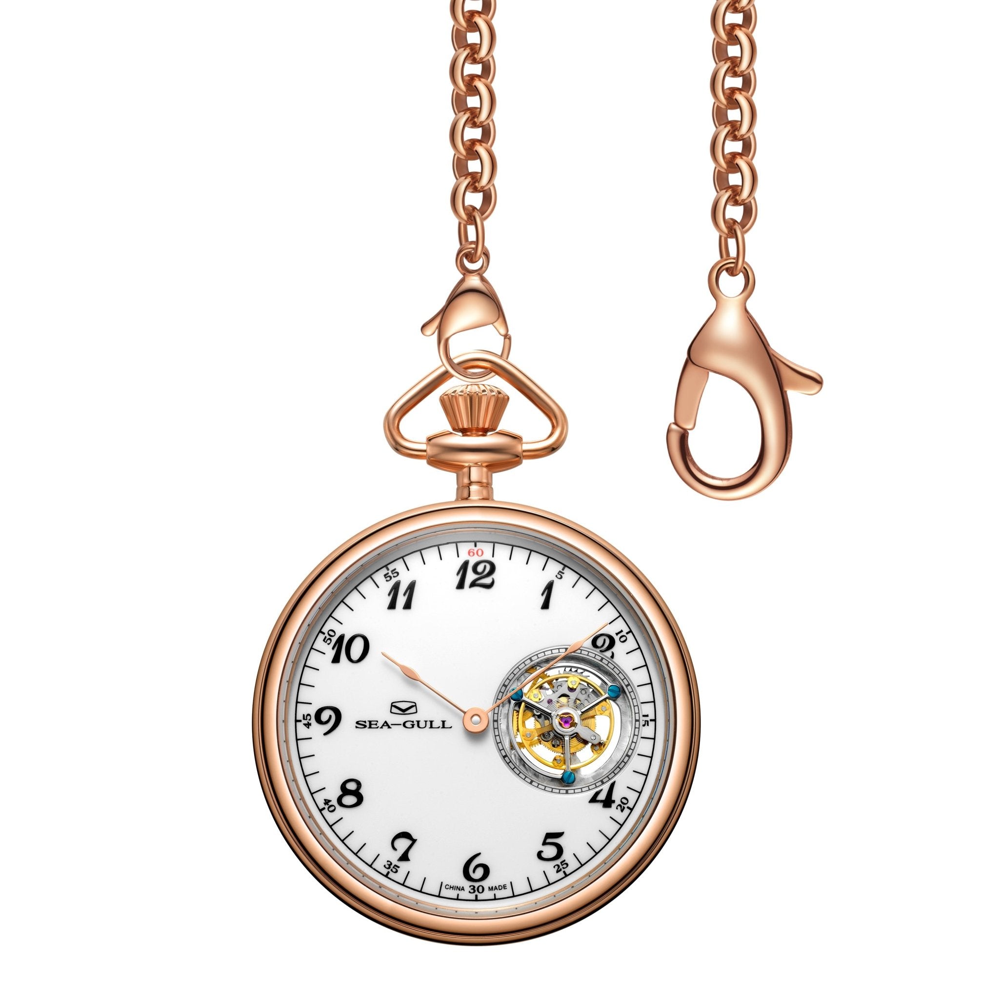 Tourbillon | Arabic Numeral Dial | Pocket Watch | 47mm - Sea-Gull Watch Official Store