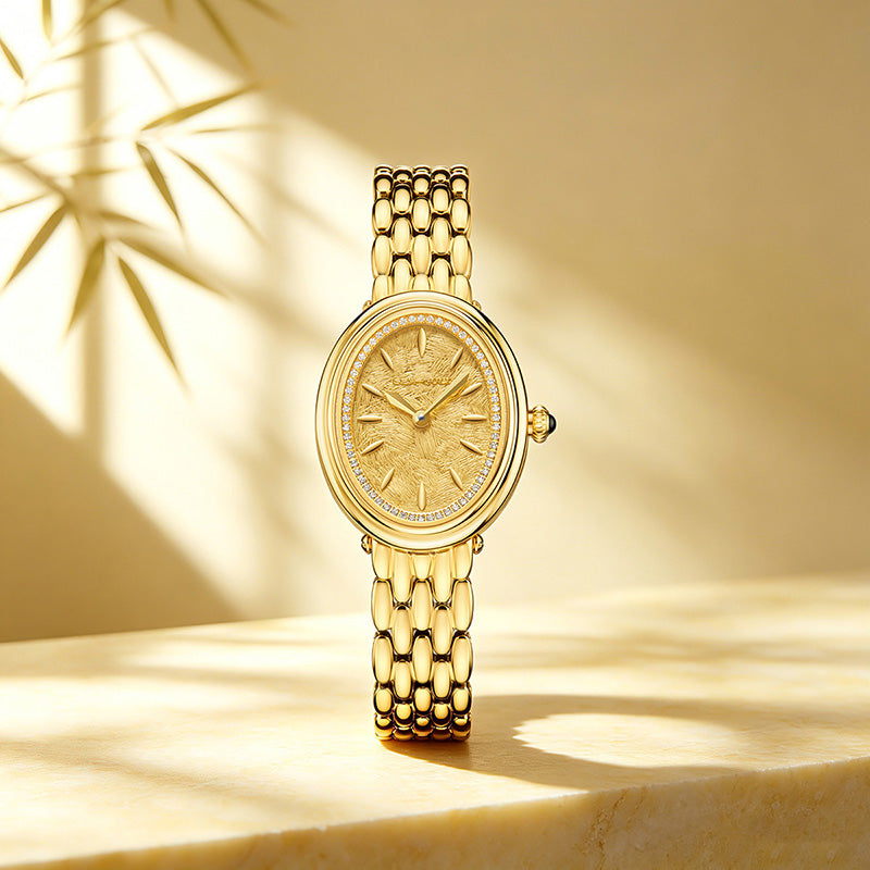 18K Gold Zircon-set | Automatic | Women's Watch | 25mm