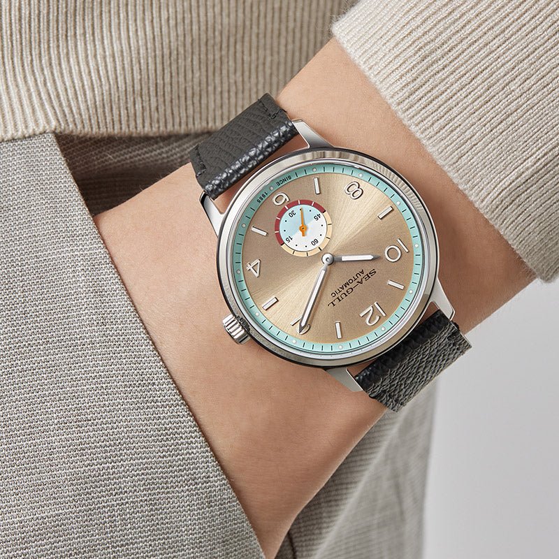 Bauhaus | Small Second | Horizon Sunburst | 40mm - Sea-Gull Watch Official Store