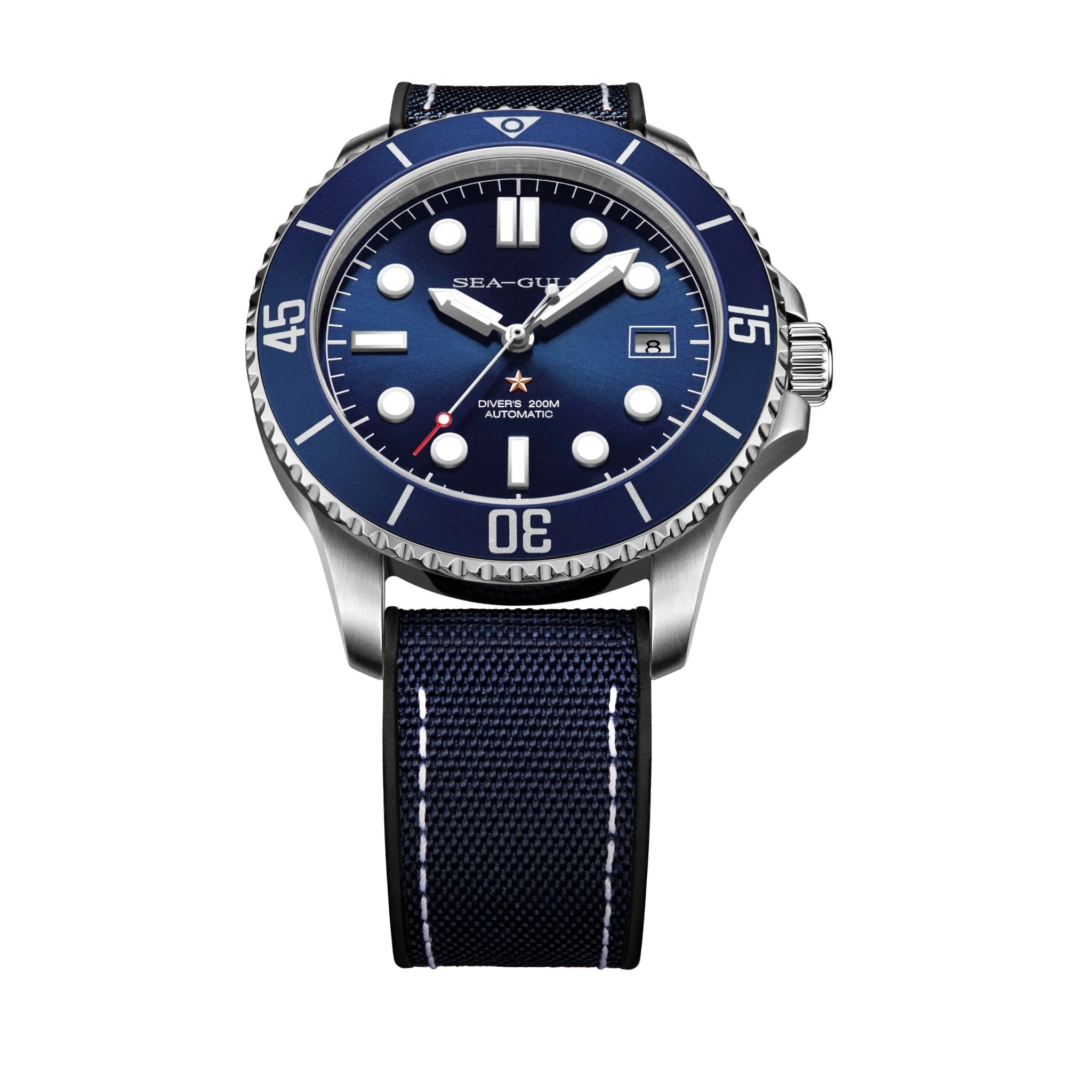 Ocean Series | Entry-level Dive Watch | 200m Waterproof | Calendar | Luminous | 40mm - Sea-Gull Watch Official Store