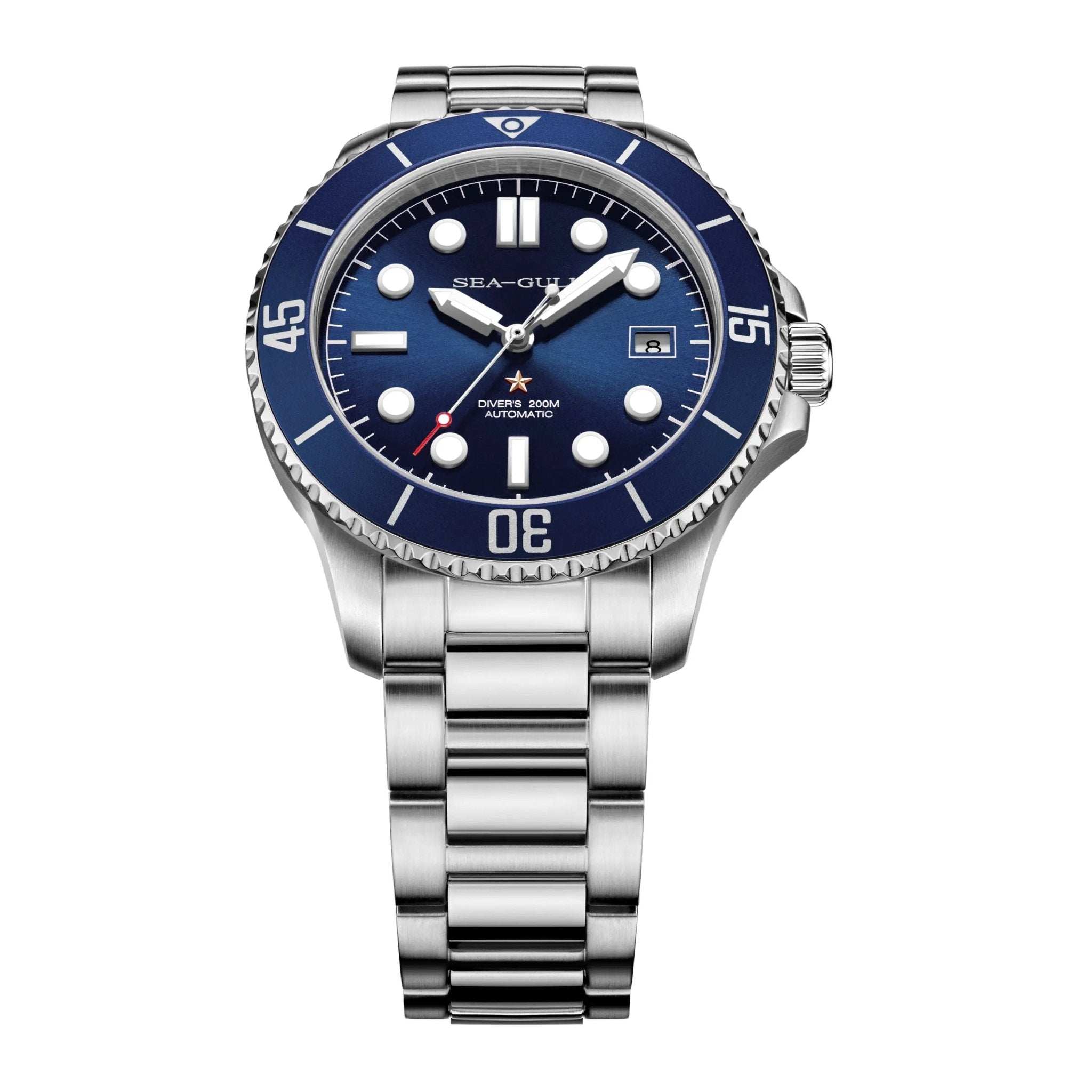 Ocean Series | Entry-level Dive Watch | 200m Waterproof | Calendar | Luminous | 40mm - Sea-Gull Watch Official Store