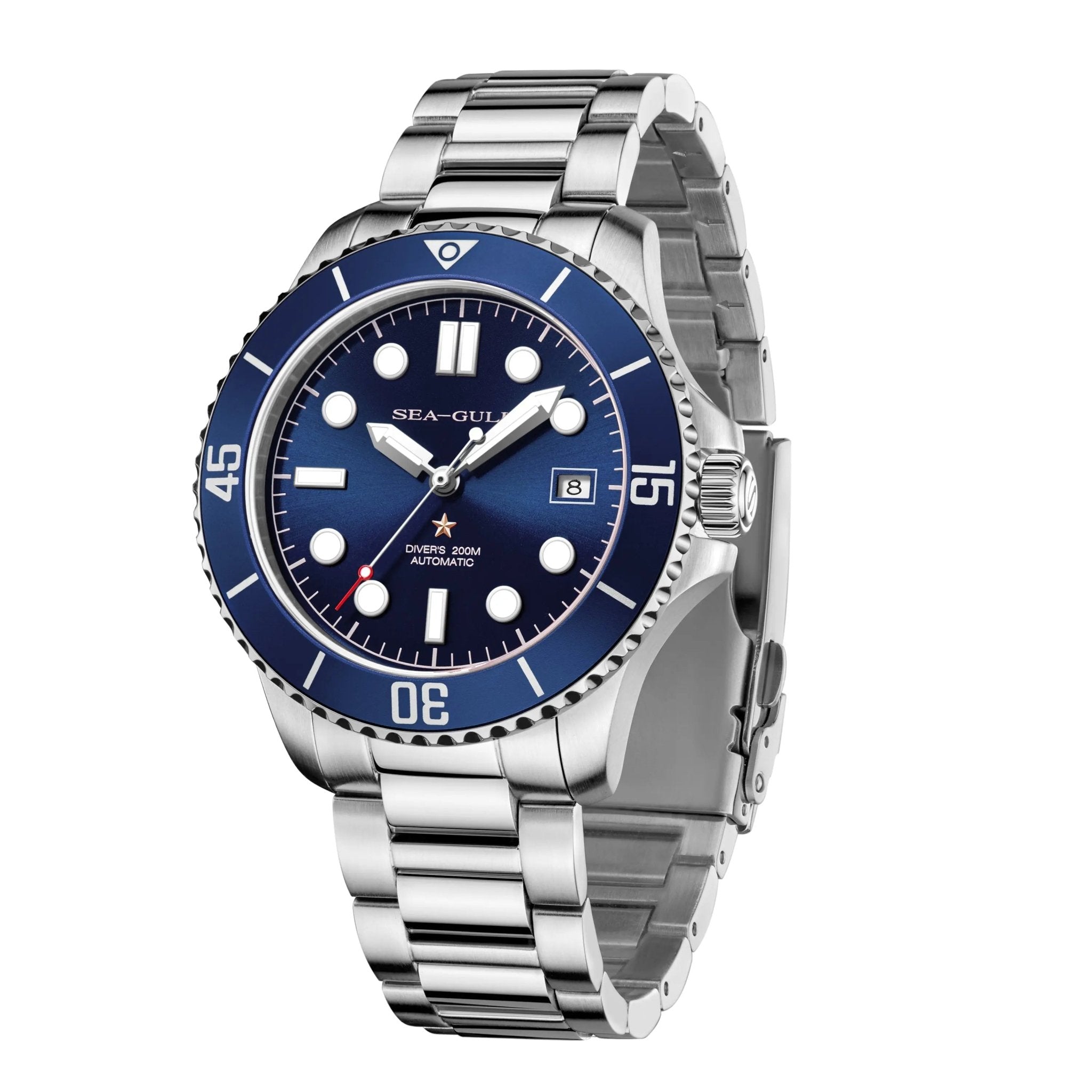 Ocean Series | Entry-level Dive Watch | 200m Waterproof | Calendar | Luminous | 40mm - Sea-Gull Watch Official Store