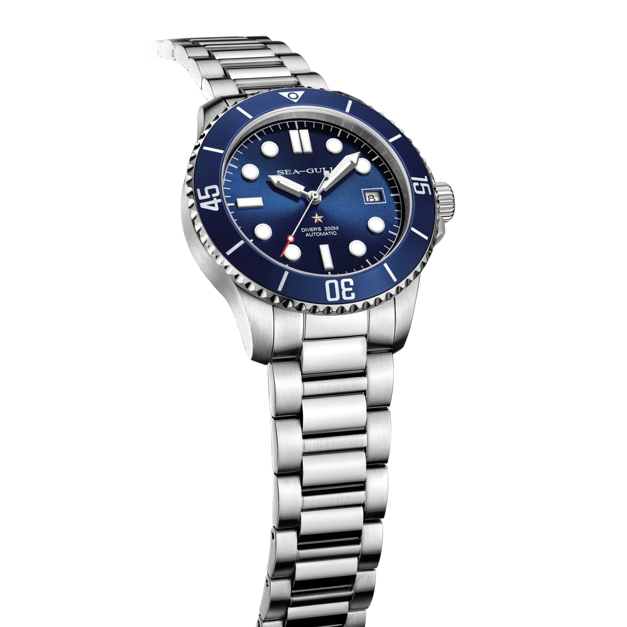 Ocean Series | Entry-level Dive Watch | 200m Waterproof | Calendar | Luminous | 40mm - Sea-Gull Watch Official Store