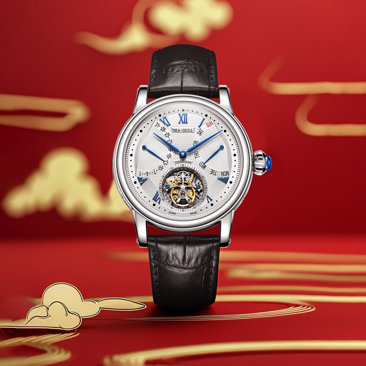 Tourbillon | Year of Snake Edition | Dual Calendar | 43mm