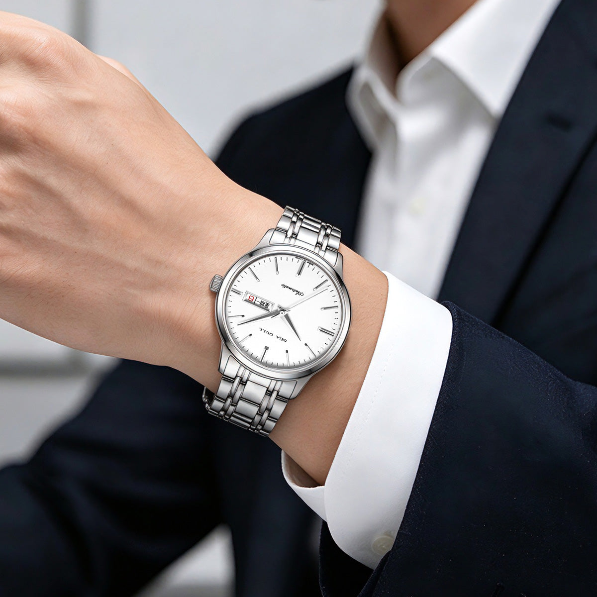 Black Label Series | Bilingual Day-Date | ST2100 | Bonus Bead Bracelet | Gift Box Edition | 40mm