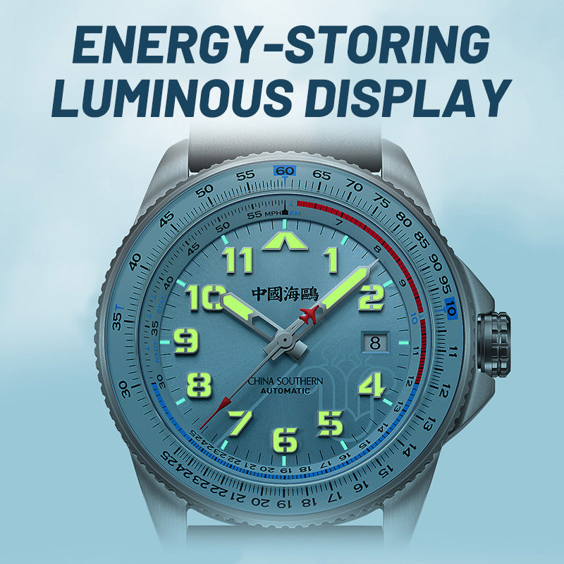 Csair Collaboration | Sky Series | Tachymeter | Luminous | Pilot | 42mm