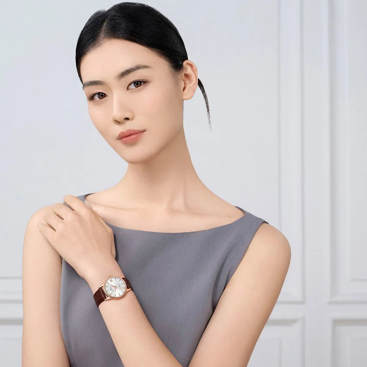 Couple Watch | 18K Gold-plated |  Business | Calendar | 38mm/31mm Sea-Gull Watch Official Store