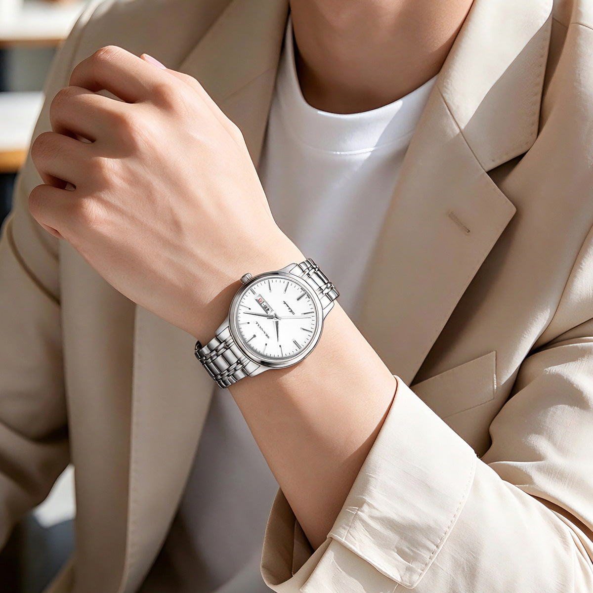 Black Label Series | Bilingual Day-Date | ST2100 | Bonus Bead Bracelet | Gift Box Edition | 40mm