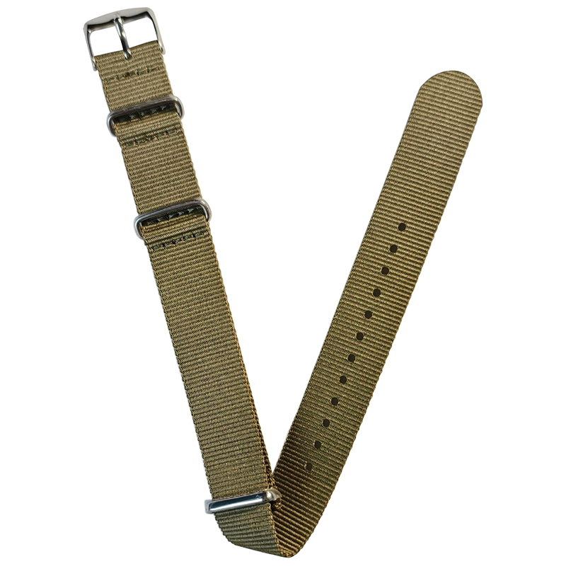 NATO Canvas Quick Release Watch Strap | Pin Buckle | 18mm