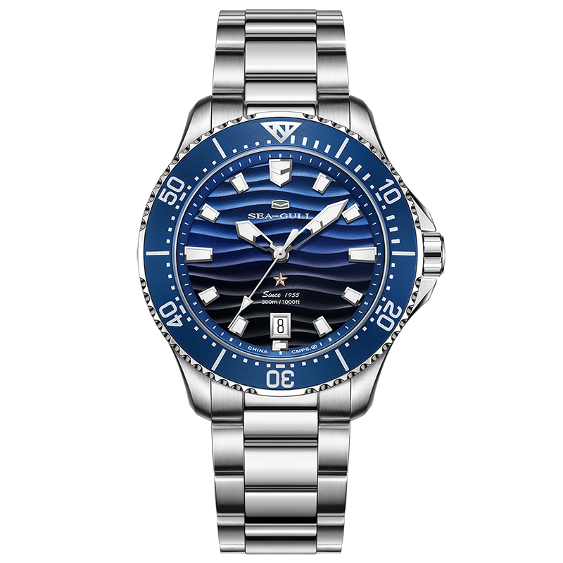 Série Océan | Étanche 300M | Plongée | Lumineux | Calendrier | 41mm