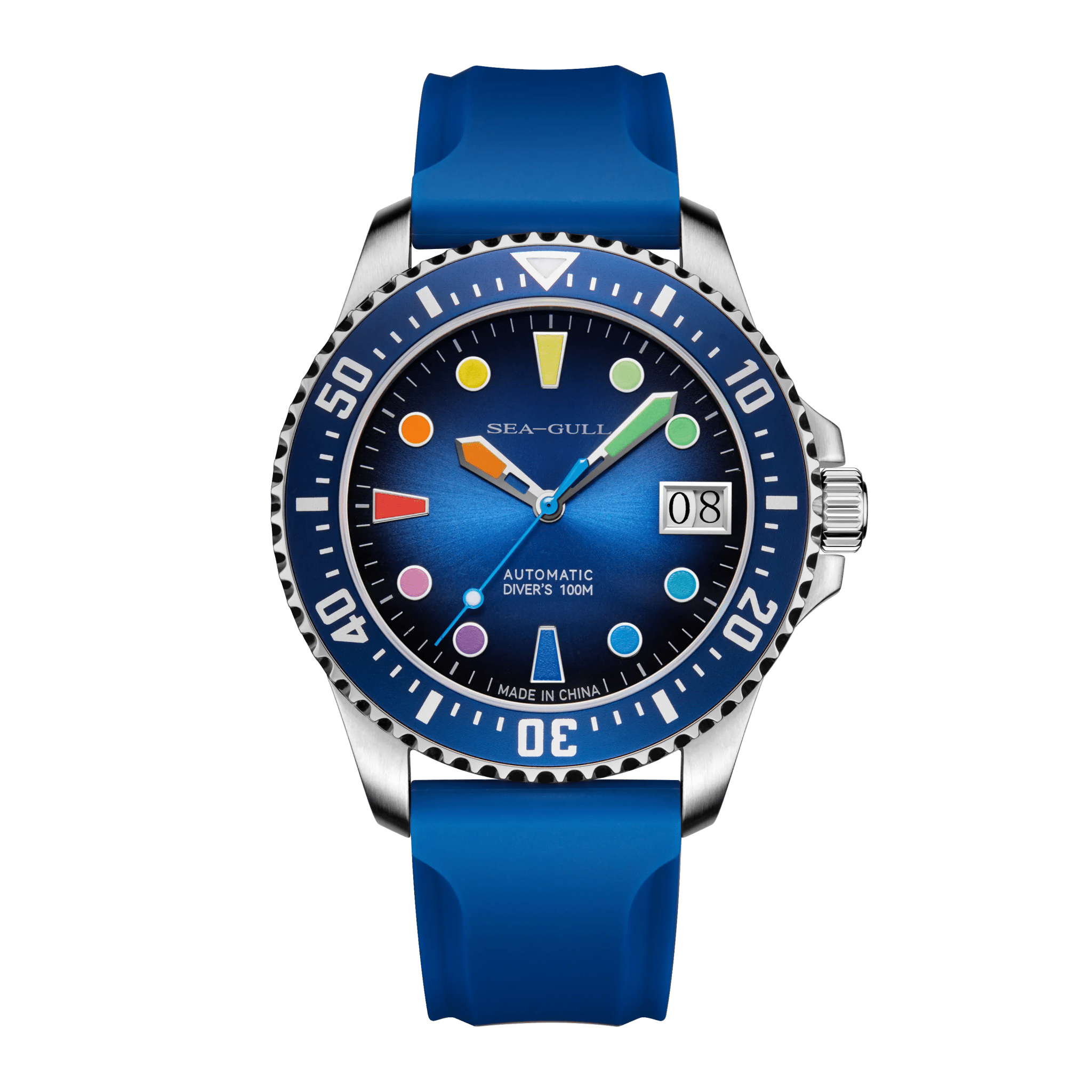 Ocean Series | 100m Waterproof | Colorful Markers | 44mm - Sea-Gull Watch Official Store