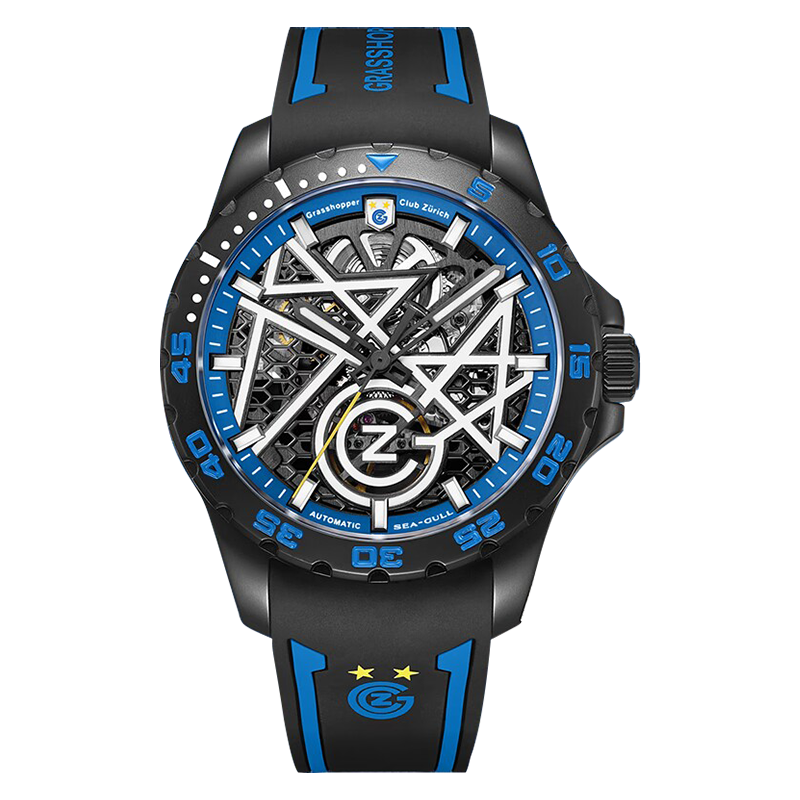 Grasshopper Club Collaboration | Full Skeleton | Luminous | 44mm