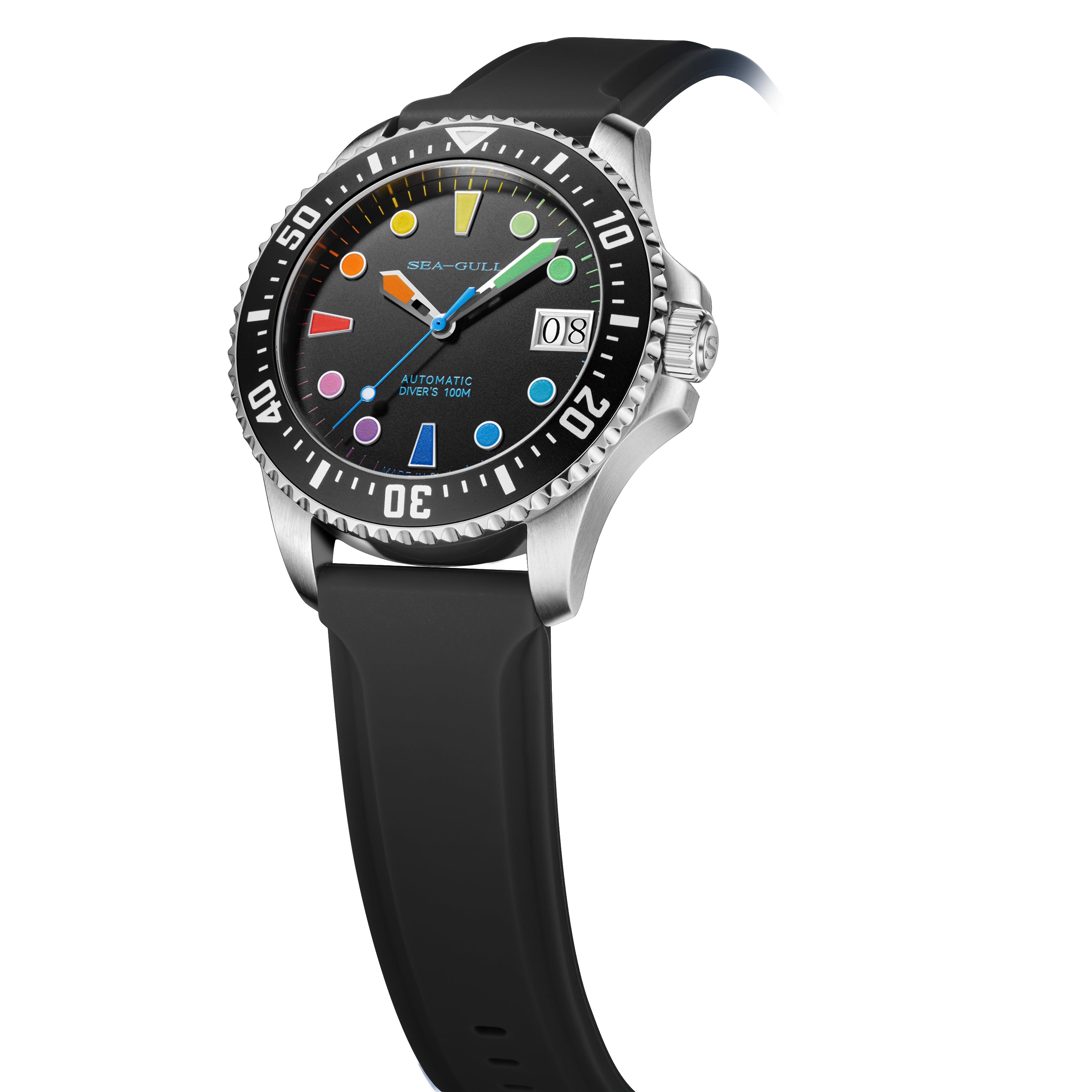 Ocean Series | 100m Waterproof | Colorful Markers | 44mm
