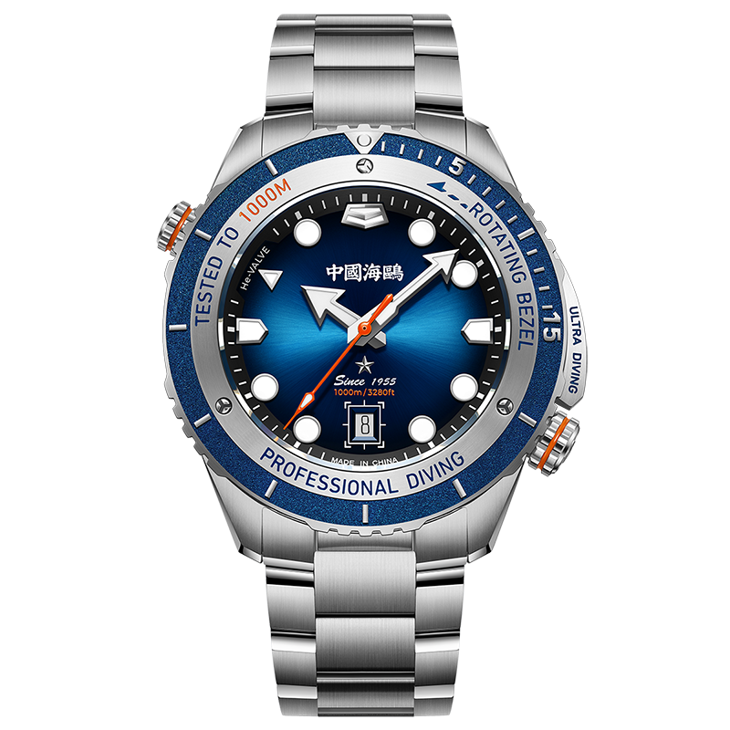 Deep Ocean｜Ultra Diving Series | 1000M Waterproof  | Helium Valve Design | Integrated Rotating Bezel | 45mm