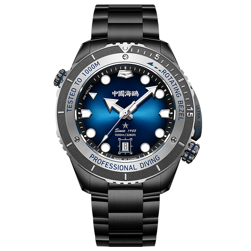 Deep Ocean｜Ultra Diving Series | 1000M Waterproof  | Helium Valve Design | Integrated Rotating Bezel | 45mm