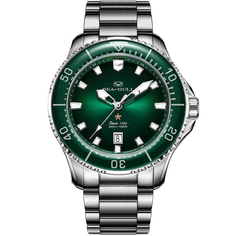 Sumérgete | Serie Oceánica | 300M Impermeable | Luminiscente | Calendario | 44mm