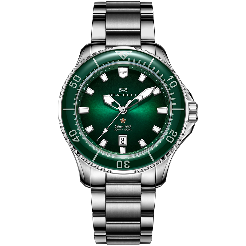 Ocean Series PRO | 300M Impermeabile | Immersione | Luminoso | Calendario | 41mm