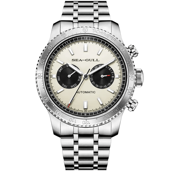 Seagull GMT Panda Eye Dual Calendar Tachymeter Men's Automatic