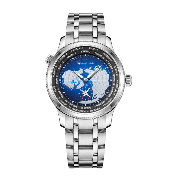 GMT Watch | World Time | Sub Second Dial | 41mm